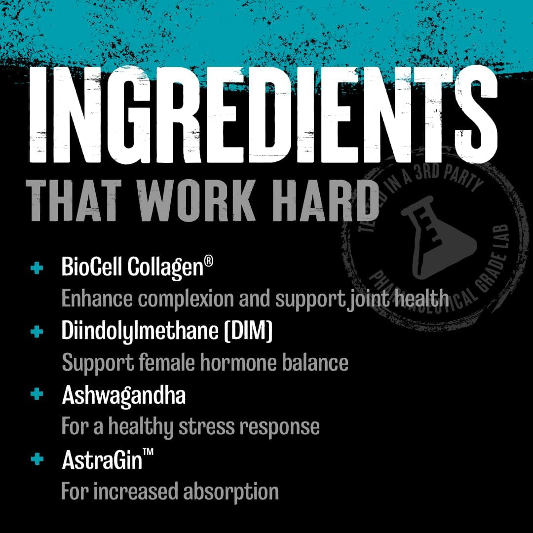 Animal Power Balance – Women'S Alpha F Comprehensive Formula – Supports Hormonal Balance, Complexion, Hair, Nails, Mood and Stress, Intestinal Health, & Bone and Joint Health – 30 Packs
