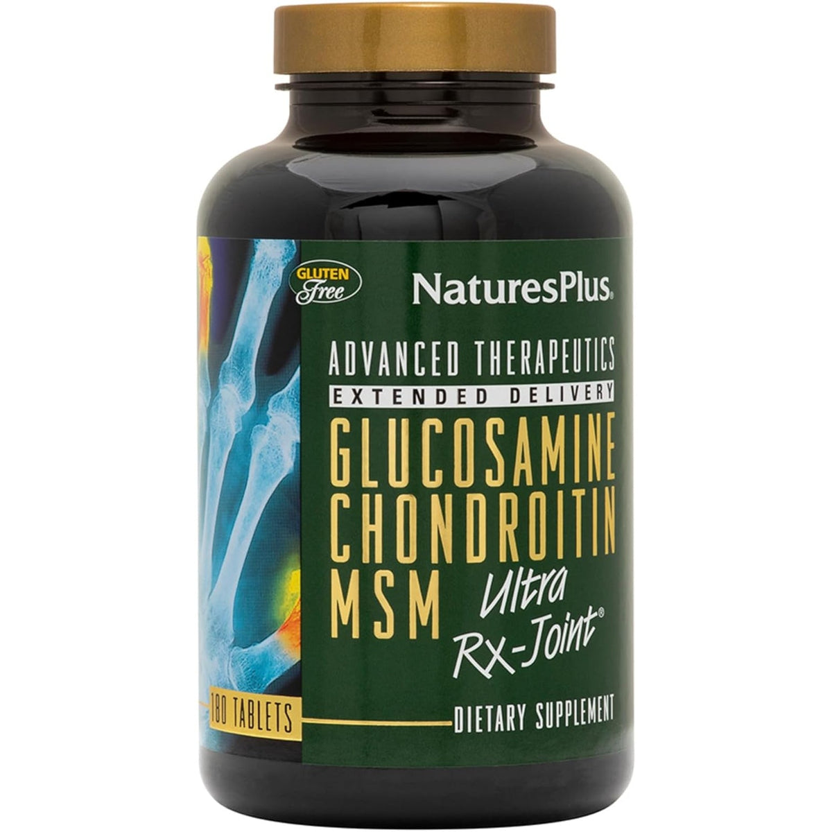 Naturesplus Ultra Rx-Joint - 180 Tablets - Supports Healthy Joint Function - with Glucosamine, Chondroitin & MSM - Gluten Free - 60 Servings
