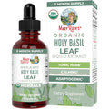 MARYRUTH'S Organics Holy Basil Sugar Free | Tulsi Holy Basil Herbal Liquid Drops | Antioxidant | Cognitive Function | Digestive Support | Energy Levels | Vegan | Non-Gmo | 1 Fl Oz
