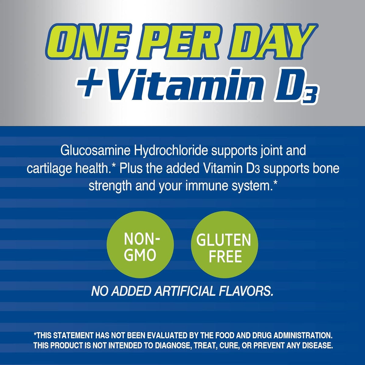 21St Century Glucosamine Daily Complex plus D Tablets, 60 Count (27708)