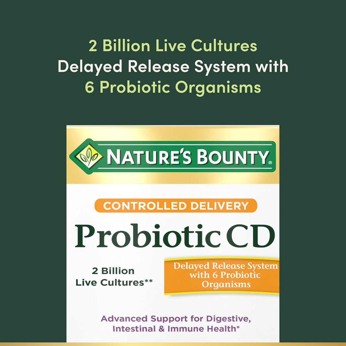 Nature'S Bounty Probiotic 10 Daily Probiotic Supplement for Digestive, Immune, and Upper Respiratory Support, Ultra Strength, 30 Capsules 1 Pack