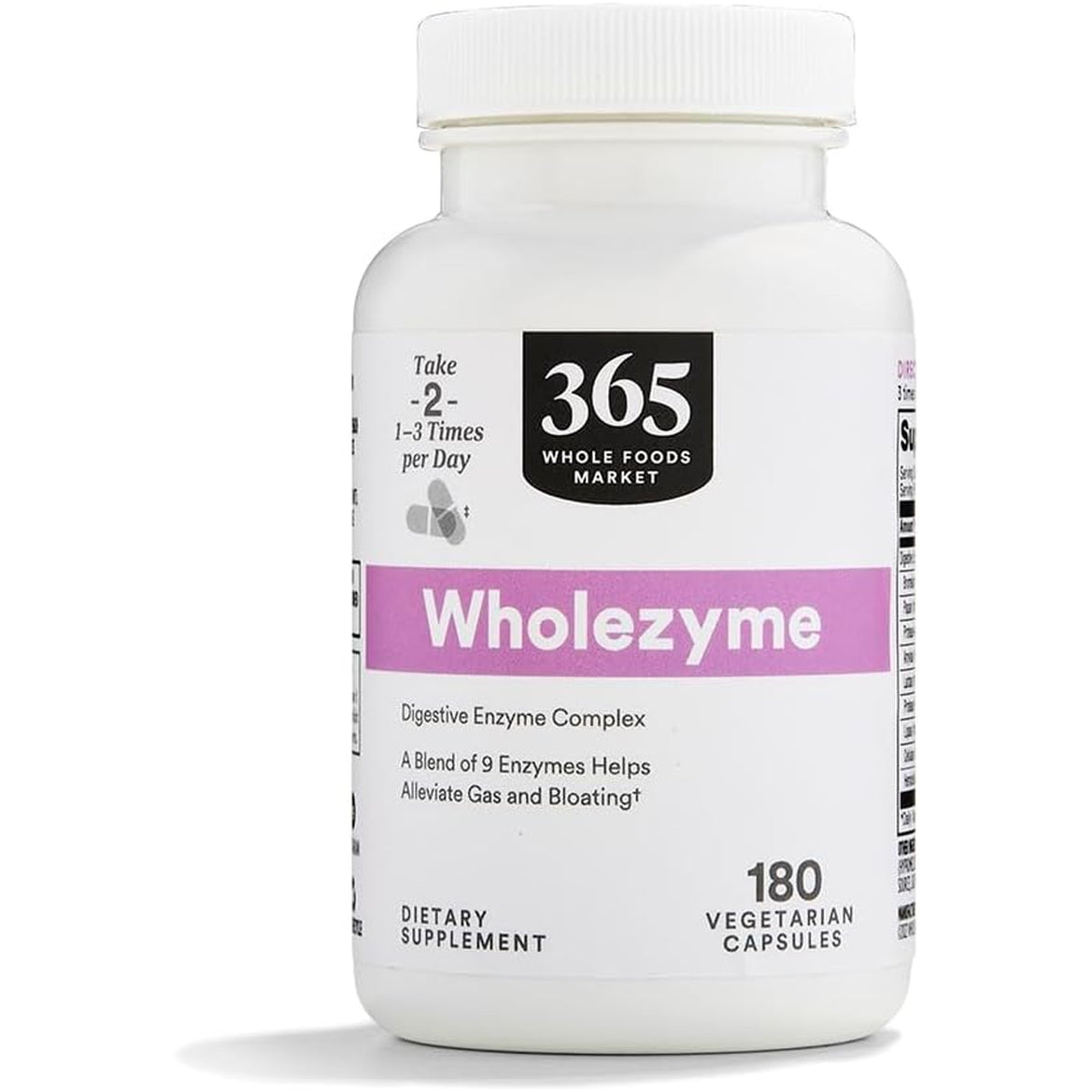 365 by Whole Foods Market, Wholezyme, 180 Count