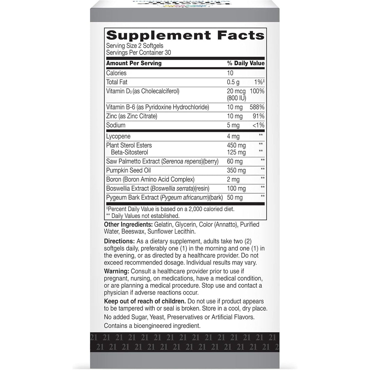 21St Century Prostate Health, 60Count