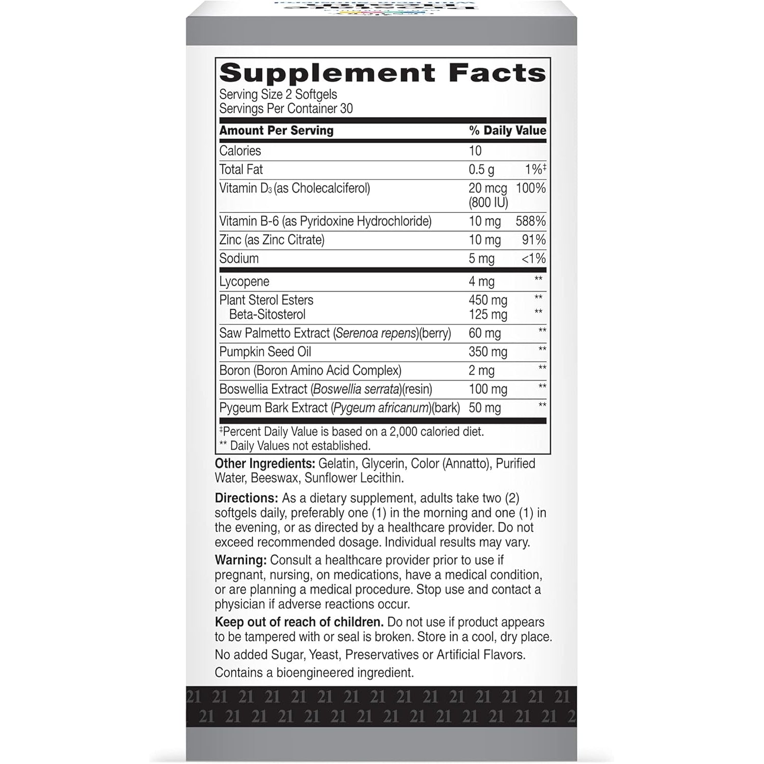 21St Century Prostate Health, 60Count