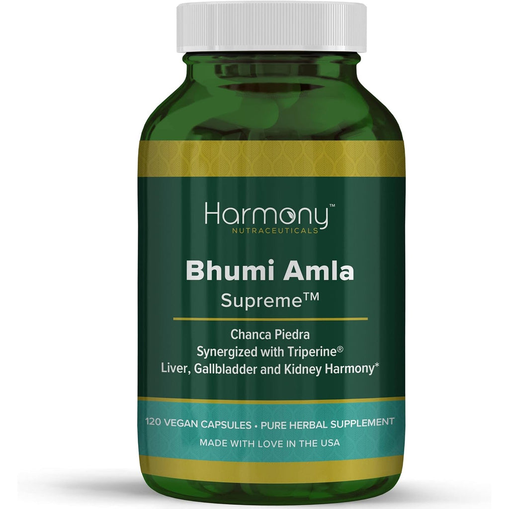 Bhumi Amla Supreme - Chanca Piedra – Harmony Nutraceutical Highest Potency, Maximum Bioactivity, Pure Herbal Supplement for Liver, Gallbladder & Kidney