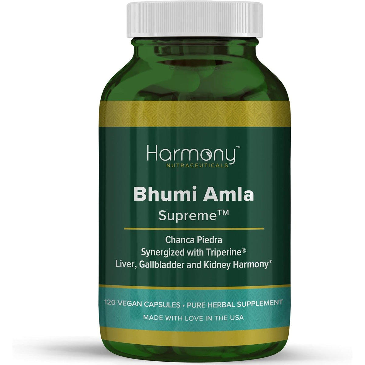 Bhumi Amla Supreme - Chanca Piedra – Harmony Nutraceutical Highest Potency, Maximum Bioactivity, Pure Herbal Supplement for Liver, Gallbladder & Kidney