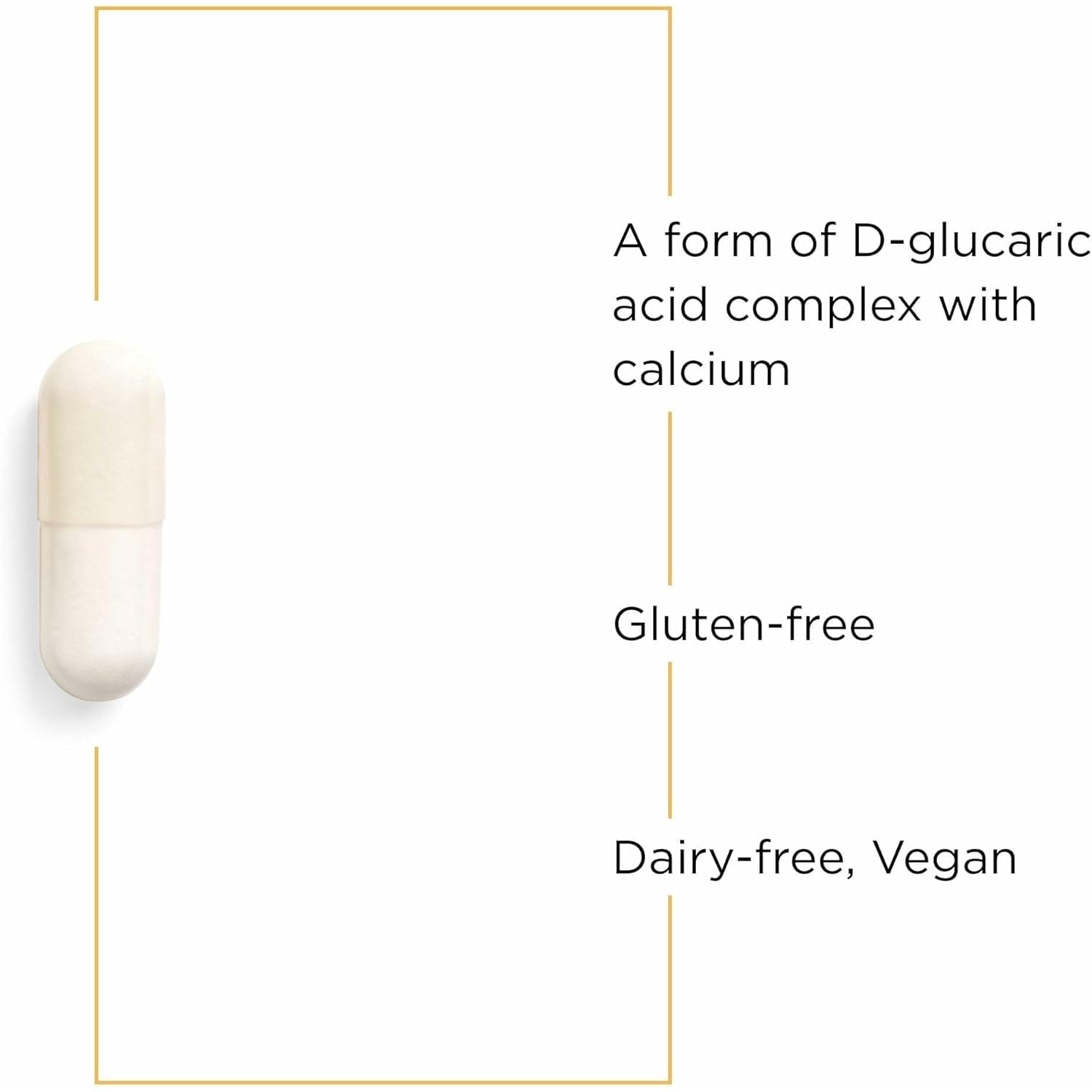 Integrative Therapeutics Calcium D-Glucarate - Supports Healthy Immune Function - Daily Support for Detoxification Systems & Estrogen Metabolism* - Gluten & Dairy-Free - 90 Capsules (30 Servings)