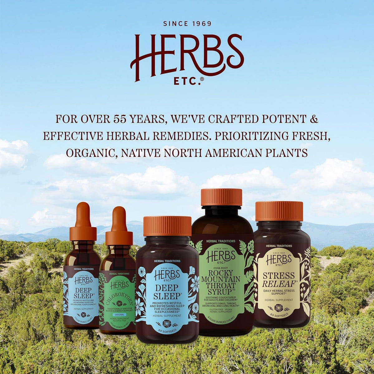 Herbs Etc. Deep Sleep Softgels - Holistic Rest Supplement for Restful Sleep - Chamomile, Lemon Balm Extract & Passionflower - Melatonin-Free, Gluten-Free - 120 Count (120 Servings)