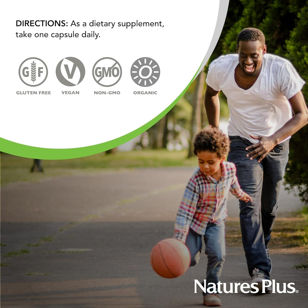 Naturesplus Source of Life Garden Vitamin K2 - 60 Capsules, Pack of 2 - Supports Healthy Bones - USDA Certified Organic, Non-Gmo, Vegan, Gluten Free - 120 Total Servings
