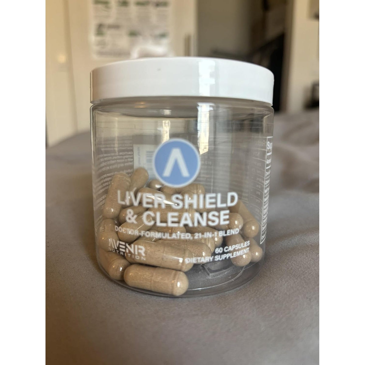 Avenir Nutrition Liver Shield & Cleanse | Herbal Liver Cleanse Detox & Repair Supplement | Milk Thistle & Artichoke Extract Supplements | Fatty Liver & Health Support | 60 Capsules for Men and Women