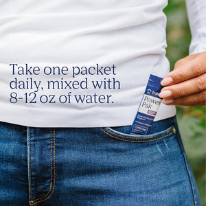 Trace Minerals | Power Pak Electrolyte Powder Packets | 1200 Mg Vitamin C, Zinc, Magnesium | Boost Immunity, Hydration and Natural Energy | Acai Berry | 30 Packets
