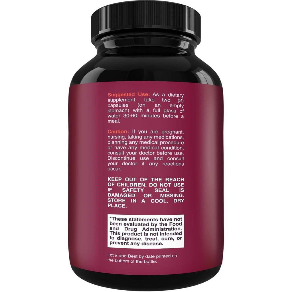 Natures Craft Max Strength Forskolin Weight Loss Supplement for Men and Women - Forskolin Fast Acting Diet Pills Natural Potent Fat Burner Builds Muscle Boosts Energy - 60 Count (Pack of 1)