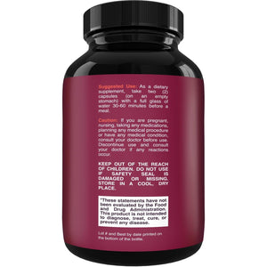Natures Craft Max Strength Forskolin Weight Loss Supplement for Men and Women - Forskolin Fast Acting Diet Pills Natural Potent Fat Burner Builds Muscle Boosts Energy - 60 Count (Pack of 1)