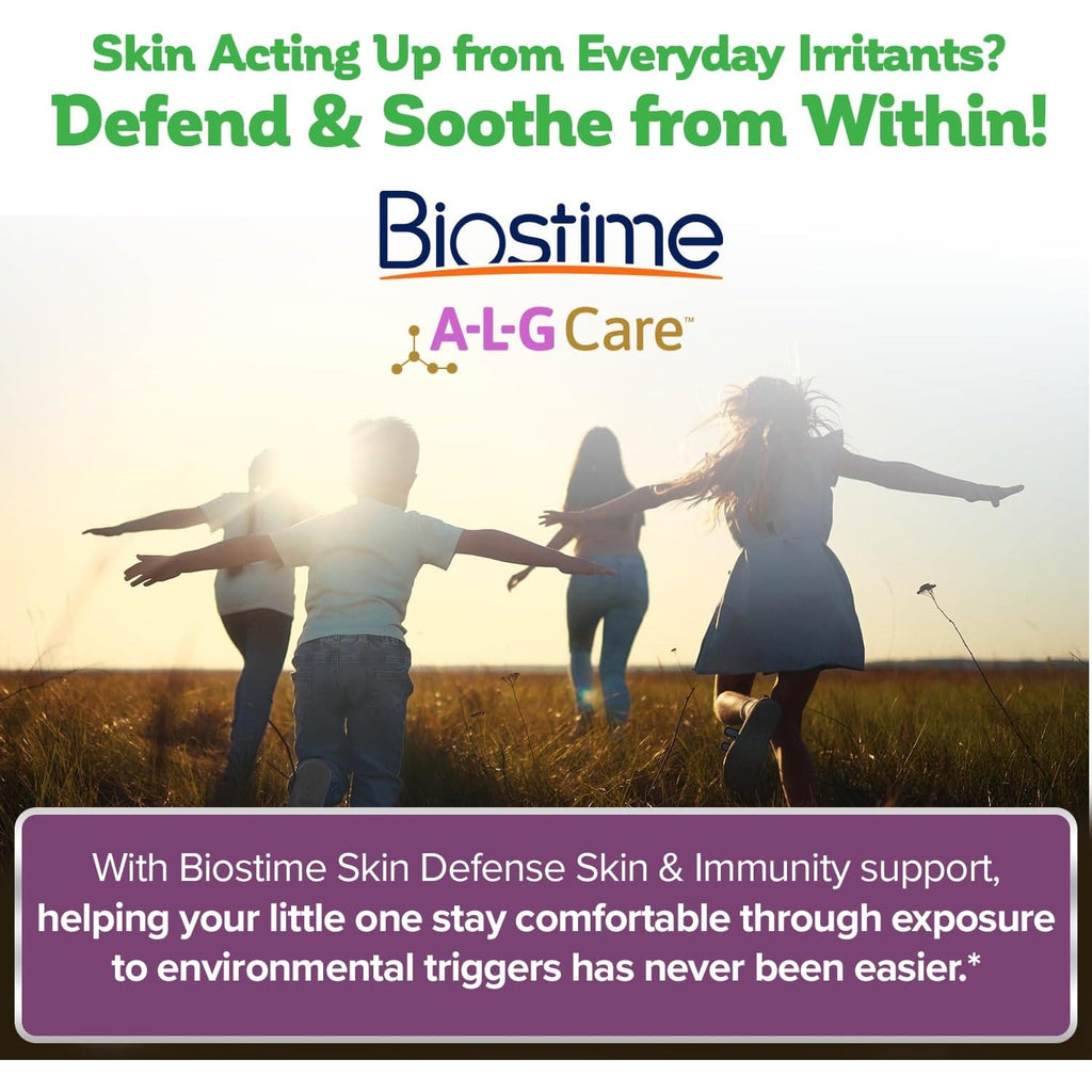 Biostime Baby & Kids Skin Defense | Helps Protect from Skin Inflammation † | 5 Billion Cfus | Gut Support | Clinically Tested Probiotics Strains | 28 Sachets