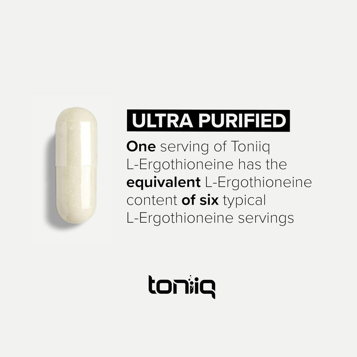 Ergothioneine with Clinically Studied Mitoprime® - High Potency 30Mg with 98% Purity - Fermentation-Based L Ergothioneine Supplement - Longevity and Immune Support - Third-Party Tested, 90 Capsules