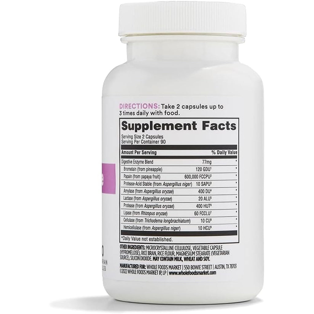 365 by Whole Foods Market, Wholezyme, 180 Count