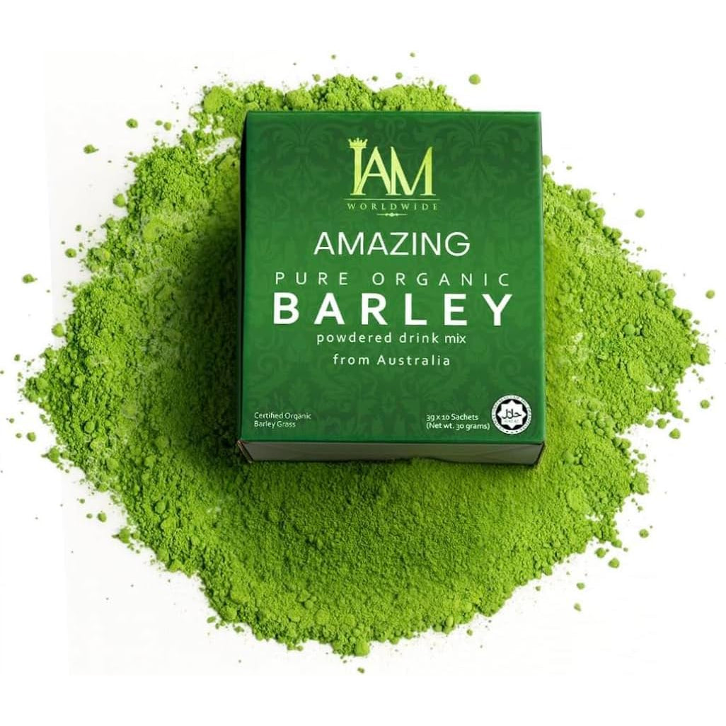 IAM Amazing Pure Organic Barley Powder Drink Barley Green Natural Blend