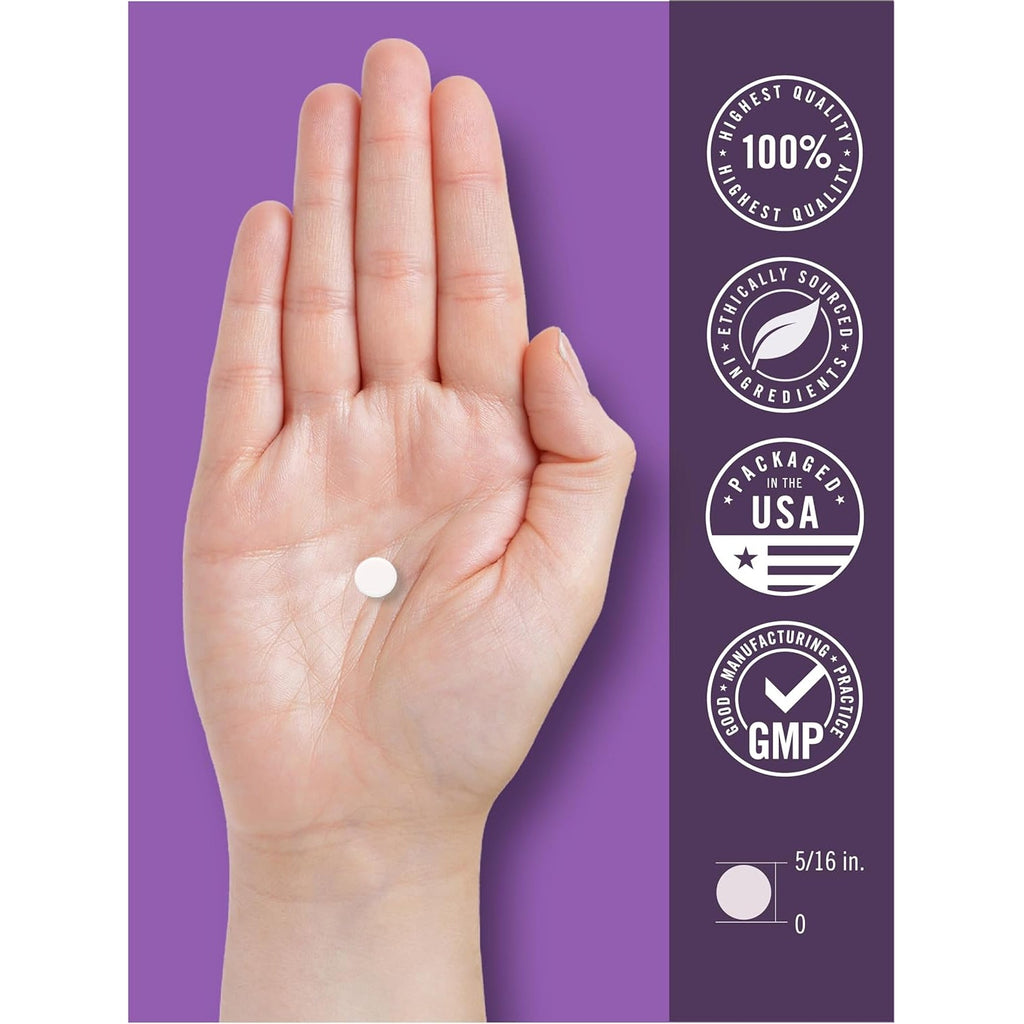 Carlyle Melatonin 1 Mg | 300 Low Dose Tablets | Drug Free Aid | Vegetarian, Non-Gmo, Gluten Free
