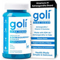 Goli Zero Sugar Ashwagandha Gummies with KSM-66, L-Theanine, Maca and Vitamin D - No Sugar Alcohols - Vegan, Keto-Friendly, Non-Gmo