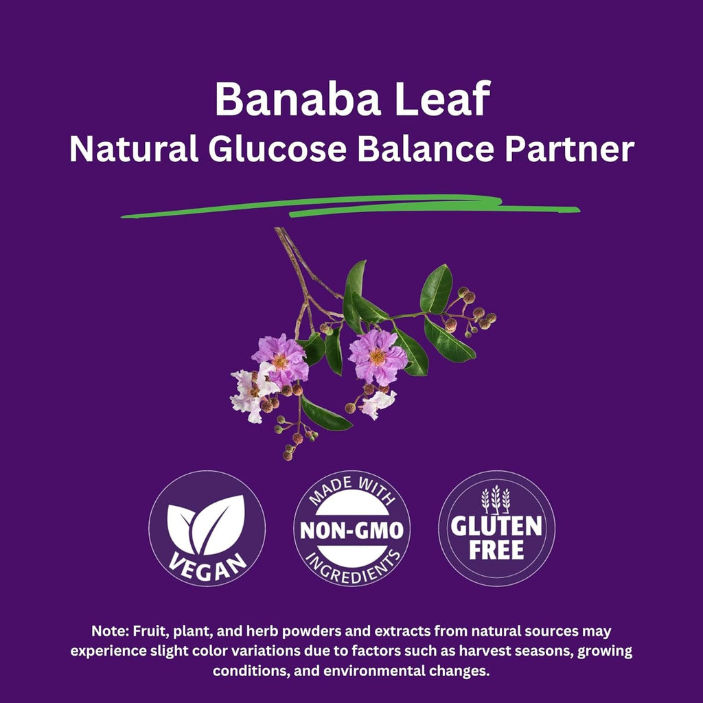Paradise Herbs, Banaba Leaf, 12:1 Concentrated Extract, 250 Mg, Vegan, Gluten-Free, Non-Gmo, 180 Capsules