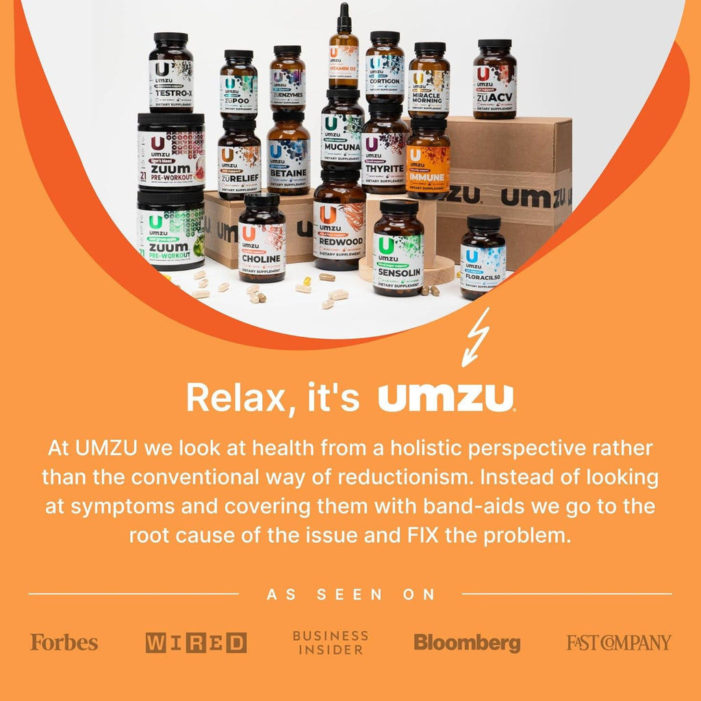 UMZU Zuburn Energy Support Supplement, (30 Day Supply) – Caffeine Mitoburn Capsimax Grains of Paradise B6 & B12 – Energy Supplements for Daily Energy, Focus & Active Lifestyle Support General Wellness
