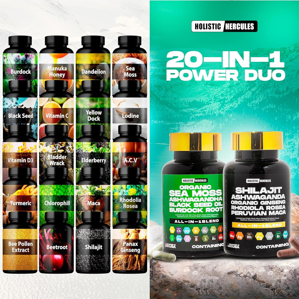 Hercules Elixer™ Bundle: 20-In-1 Performance Booster