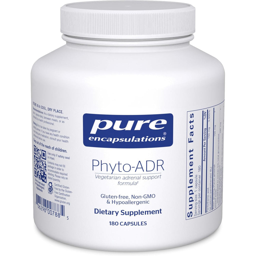 Pure Encapsulations Phyto-Adr | Vegetarian Adrenal Support Formula* | 180 Capsules