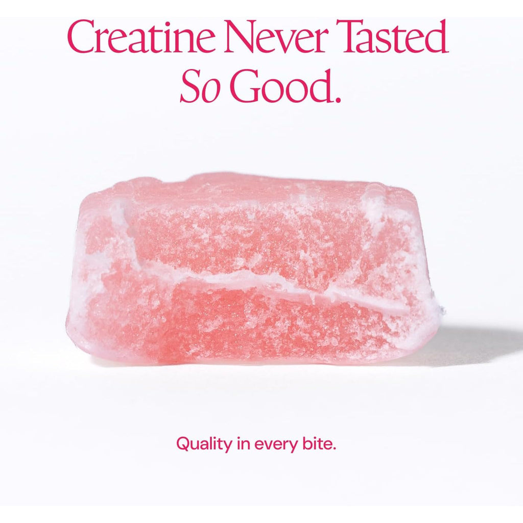 Create Creatine Monohydrate Gummies for Men & Women, Boost Focus, Strength, and Endurance, Anti-Melting Formula, Vegan, Gluten-Free, Non-Gmo, 1.5G of Creatine per Gummy (Watermelon)
