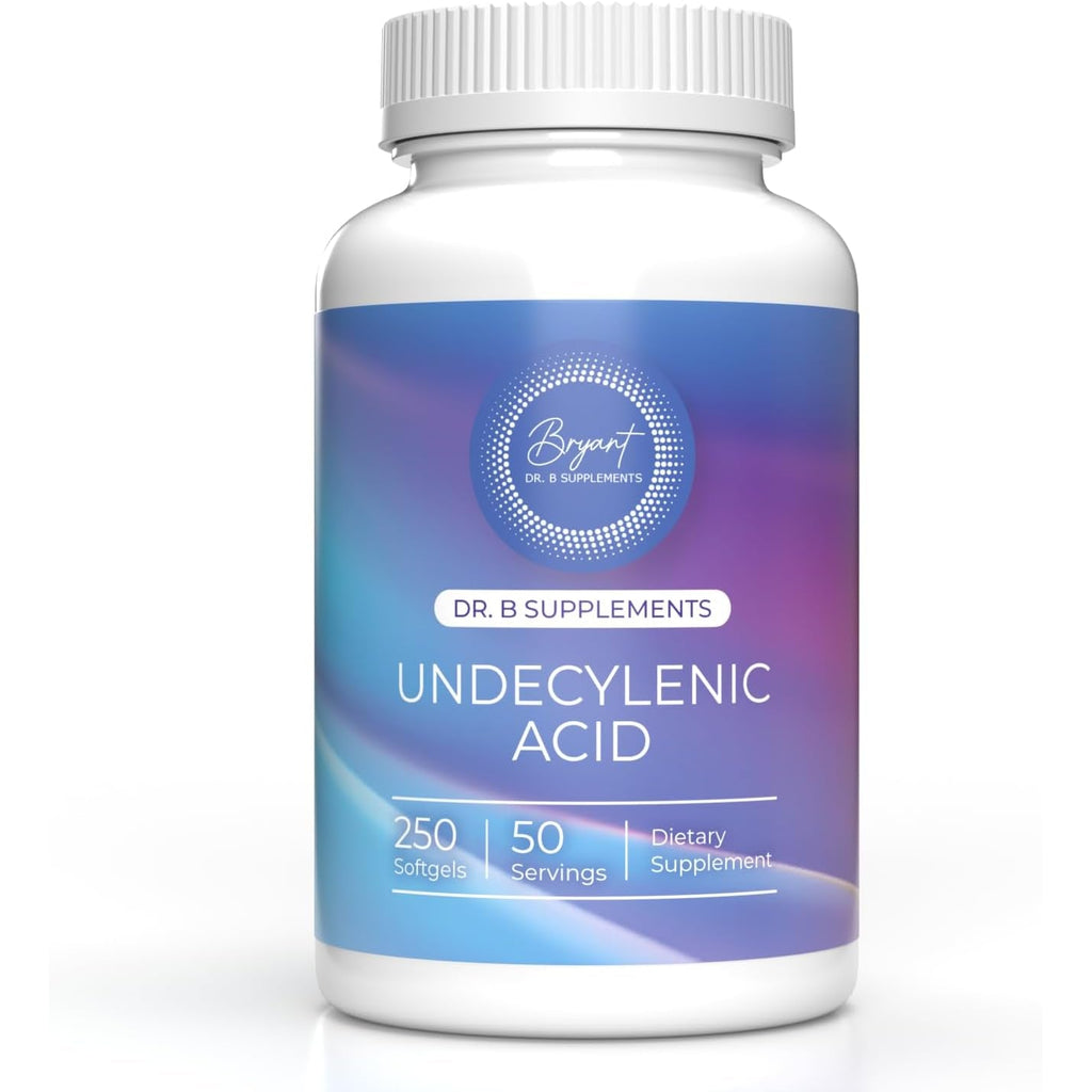 Undecylenic Acid - 250 Mg Formerly SF722 Fatty Acid to Support a Healthy Balance of Gut and Vaginal Flora 250 Softgel Capsule - 50 Servings