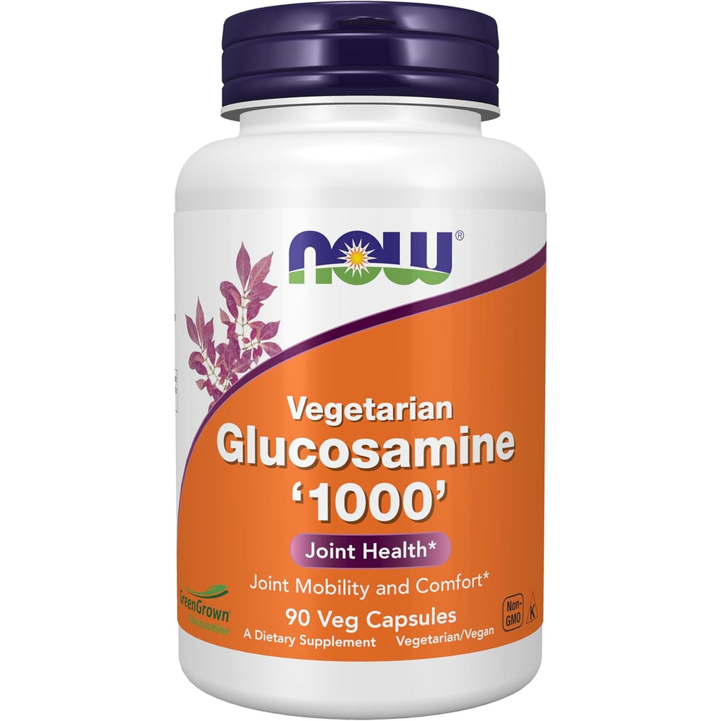 NOW Foods Supplements, Glucosamine '1000' (Greengrown® Glucosamine), Vegetarian, 90 Veg Capsules