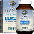Garden of Life Raw Probiotics Men 50 & Wiser - 85 Billion Live Cultures - Supports Immune, Colon & Gut Health - 90 Vegetarian Capsules