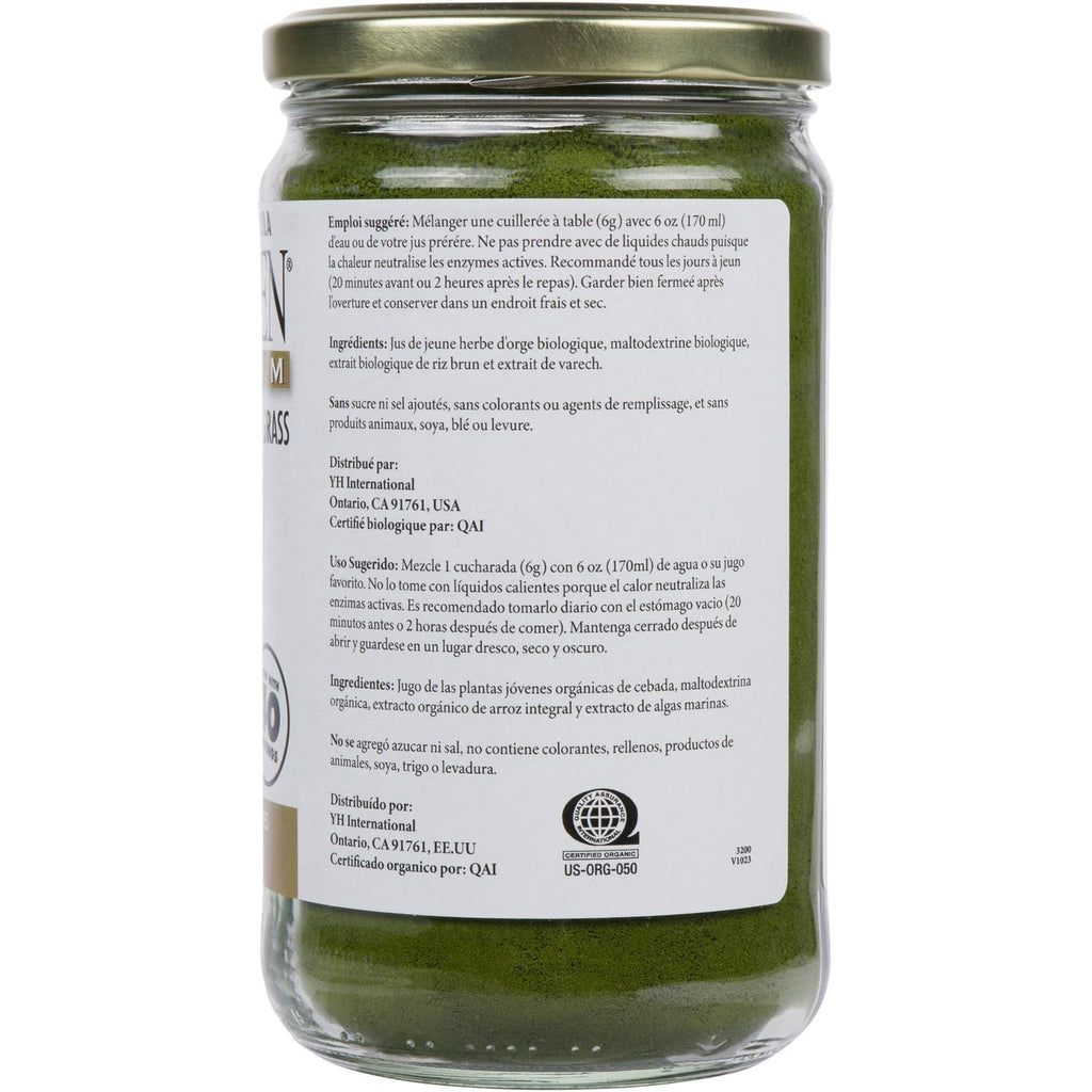 Dr. Hagiwara'S Original Premium W/Kelp - Organic Barley Grass Juice Powder 8.5Oz (240G) - 40 Servings