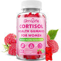 Cortisol Gummies for Women, Cortisol Supplements Gummies with Magnesium Ashwagandha Rhodiola Rosea and L-Theanine Complex for Relaxation and Focus, Zzz Support, Raspberry Flavor, 60 Count