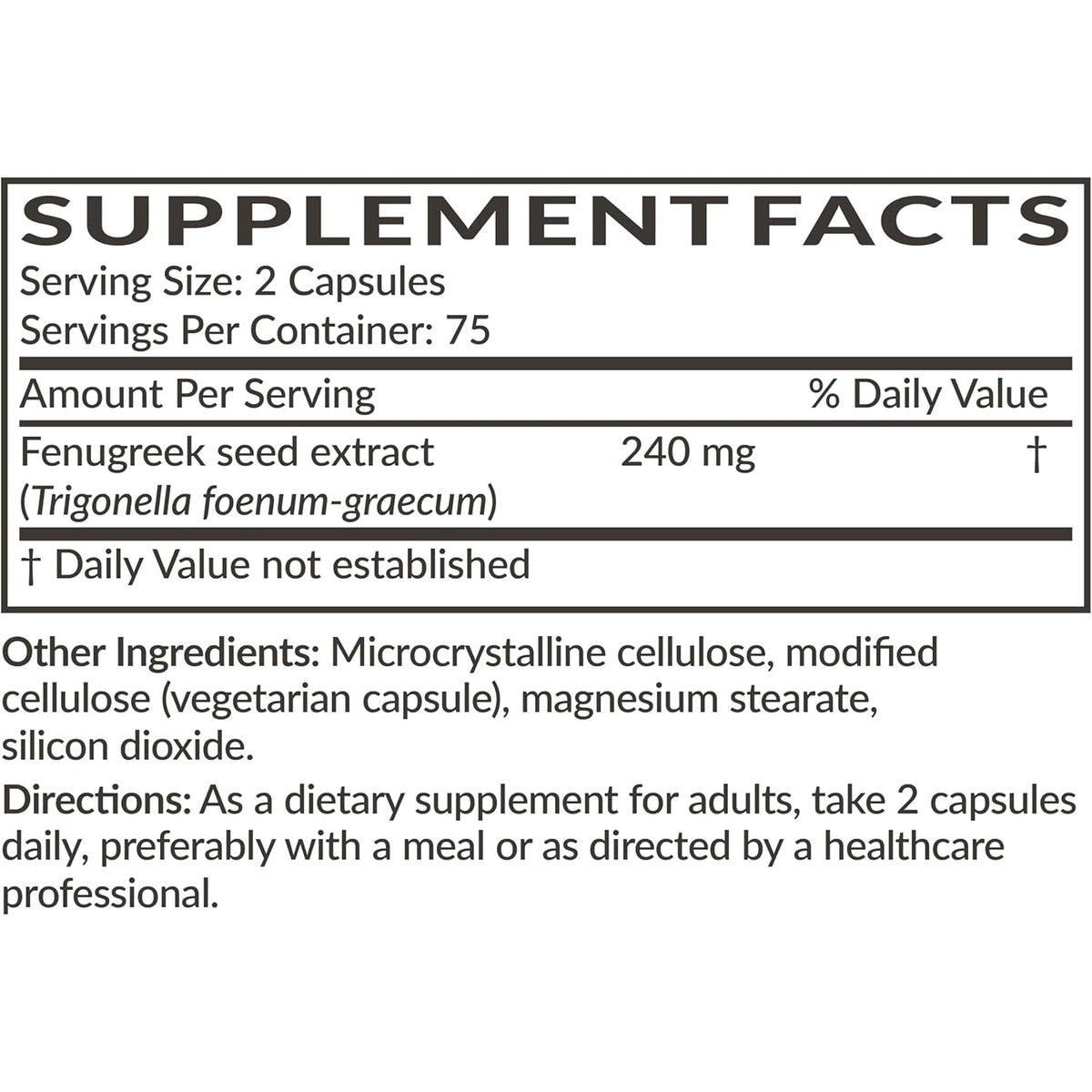 Futurebiotics Fenugreek Extra Strength Supports Overall Good Health & Well-Being, Non-Gmo, 150 Vegetarian Capsules
