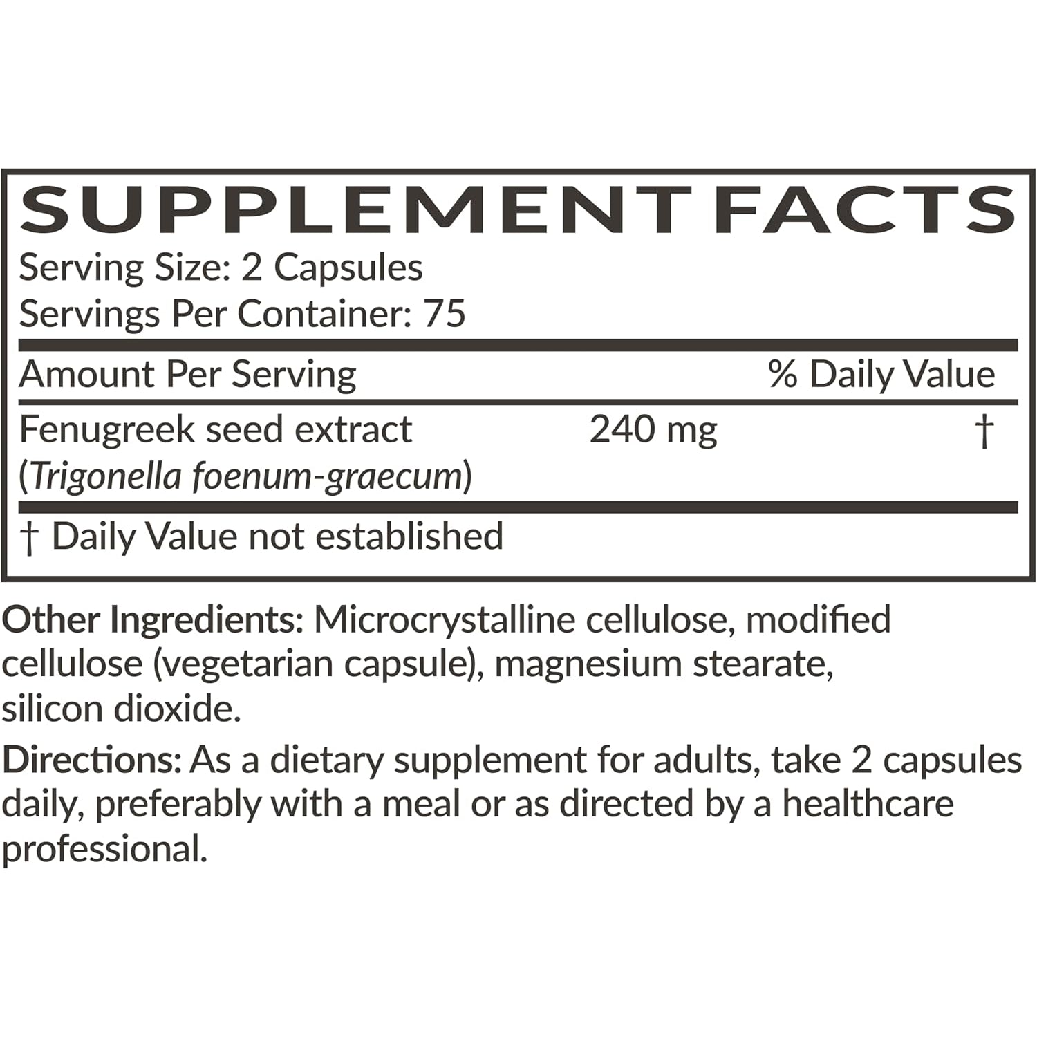Futurebiotics Fenugreek Extra Strength Supports Overall Good Health & Well-Being, Non-Gmo, 150 Vegetarian Capsules
