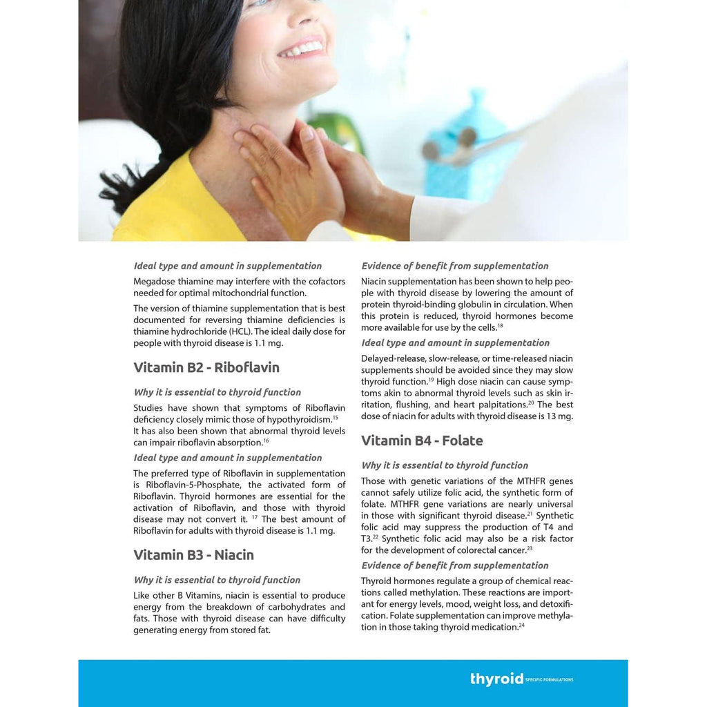 Thyroid Daily - the First Nutrient Complete Multi Designed for Optimal Thyroid Health. Thyroid Daily Is Iodine Free W/ 19 Thyroid Daily Essential Nutrients for Thyroid Support.