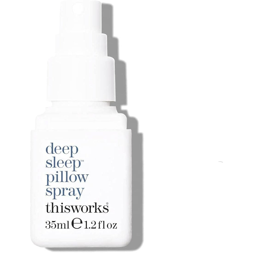THISWORKS Deep Sleep Pillow Spray – Fast-Acting Natural Formula with Lavender for Relaxation and Restful Sleep – 35 Ml (1.2 Fl Oz) Mini Travel Size