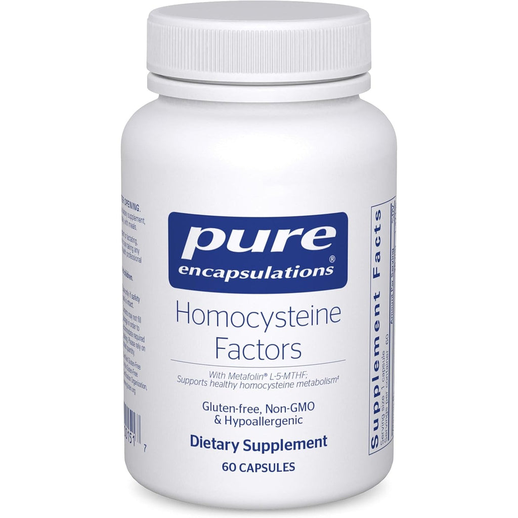 Pure Encapsulations Homocysteine Factors | Supplement to Support Normal Homocysteine Levels and Cardiovascular Health* | 60 Capsules