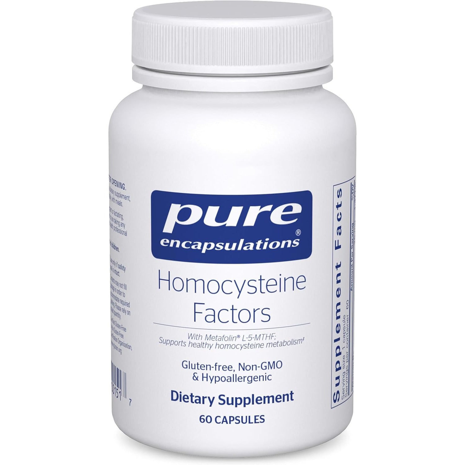 Pure Encapsulations Homocysteine Factors | Supplement to Support Normal Homocysteine Levels and Cardiovascular Health* | 60 Capsules