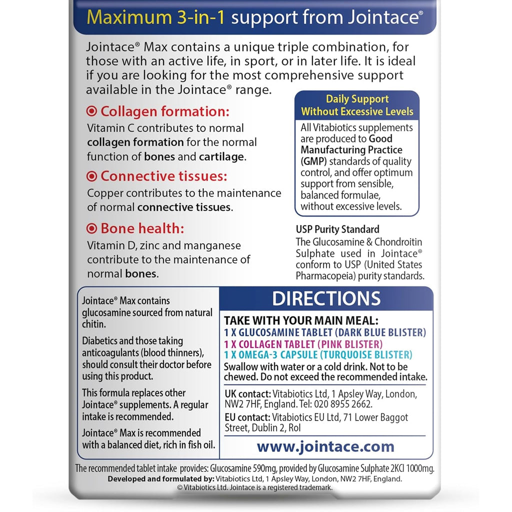 Vitabiotics Jointace Max Tablets - 84 Tablets