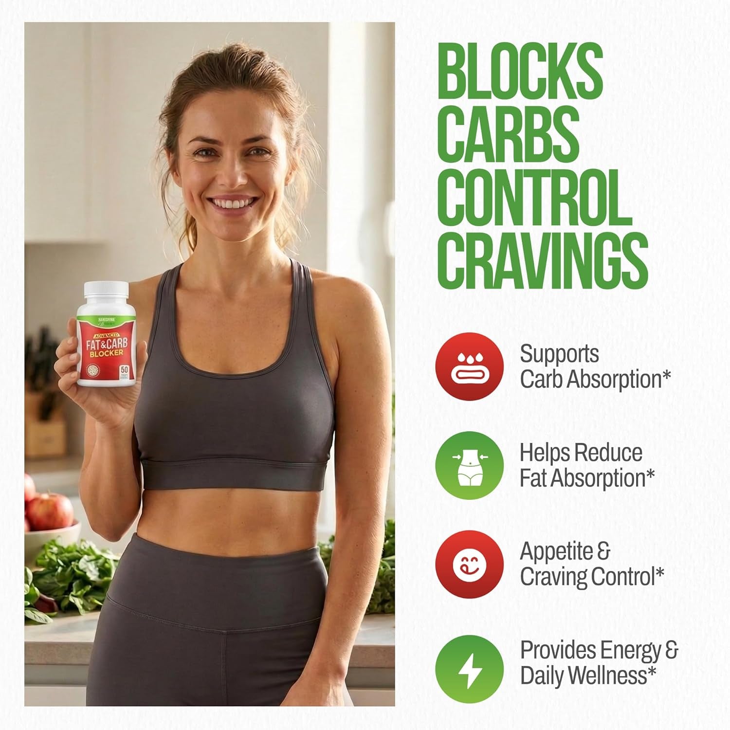 Maximum Slim Fat & Carb Blocker Pure Kidney Bean Extract for Weight Loss and Appetite Suppressant,