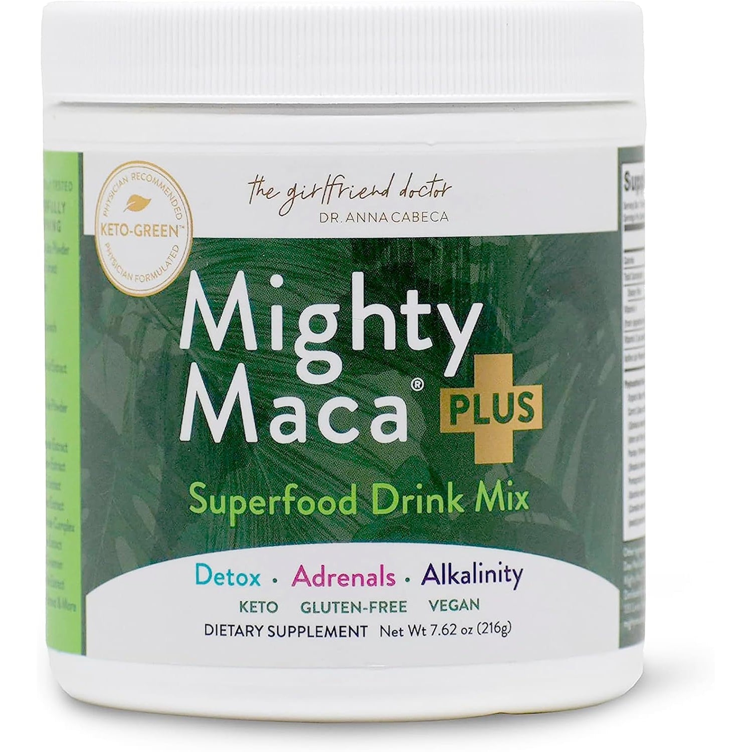 VIDAPURA Mighty Maca plus by Dr. Anna Cabeca – Organic Superfood Greens Powder for Daily Energy & Vitality, Vegan & Alkaline, 60 Servings