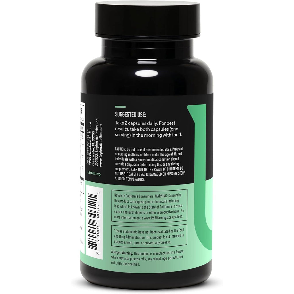 LEGION Biome Probiotic - Natural Probiotics Gut Health Supplement for Women & Men - Probiotic Nutritional Supplements Help Reduce Bloating, Cramping & Gas - Colon Health Probiotic Pills, 30 Servings
