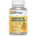 SOLARAY Quercetin with Bromelain and Vitamin C Chewables - Immune Support Supplement - Immune Defense and Heart Health Complex with 1250Mg Vit C, Natural Orange Flavor, 60-Day Guarantee, 30 Serv, 90Ct