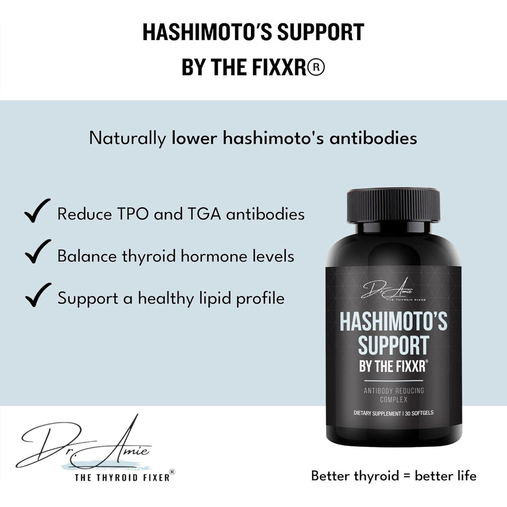 Hashimoto'S Support by Dr. Amie | Antibody Reducing Complex | 30 Day Supply, 30 Softgels