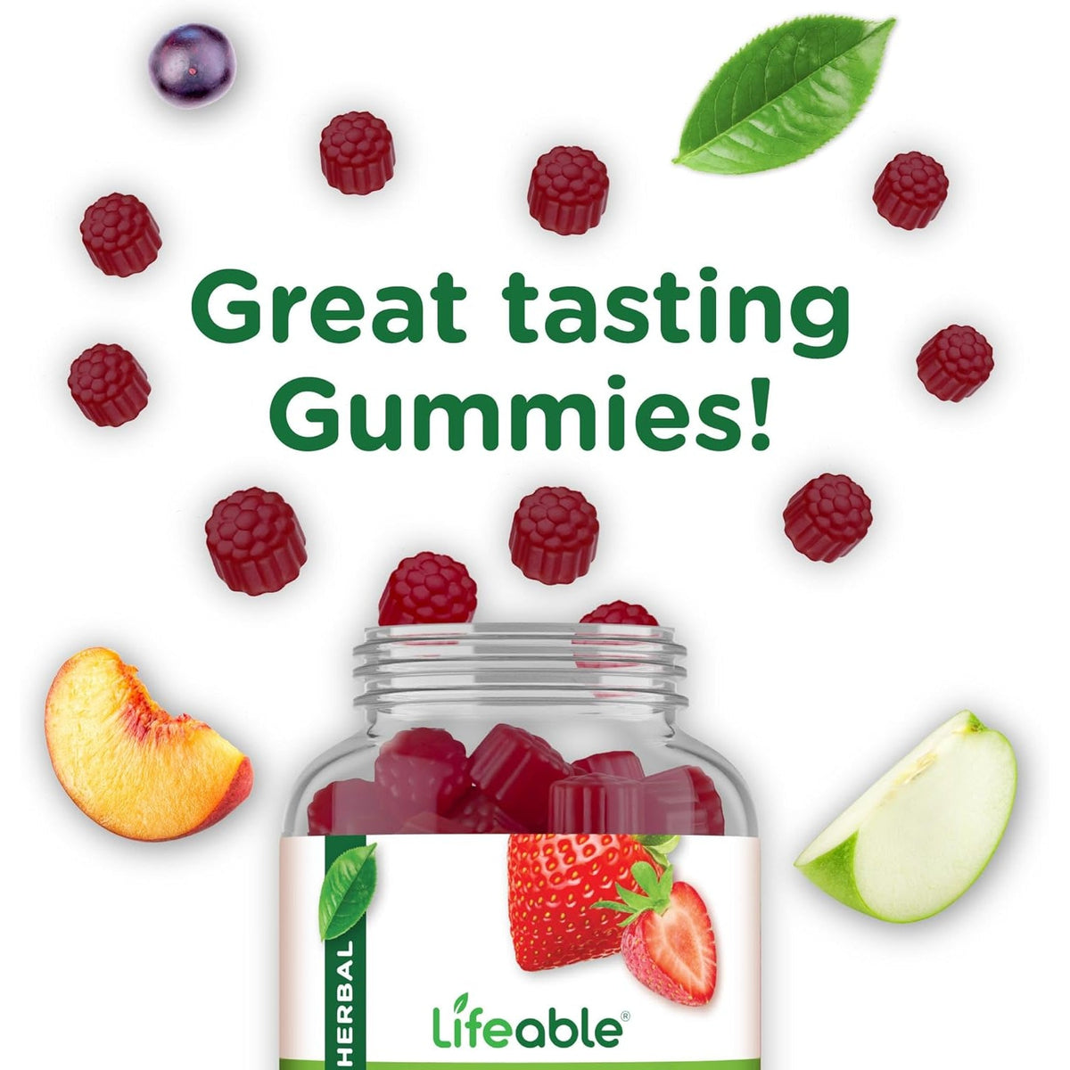 Lifeable Moringa Gummies for Adults | 400 Mg Moringa Extract | Great Tasting Moringa Supplement | Antioxidant Superfood for Men Women | 60 Gummies