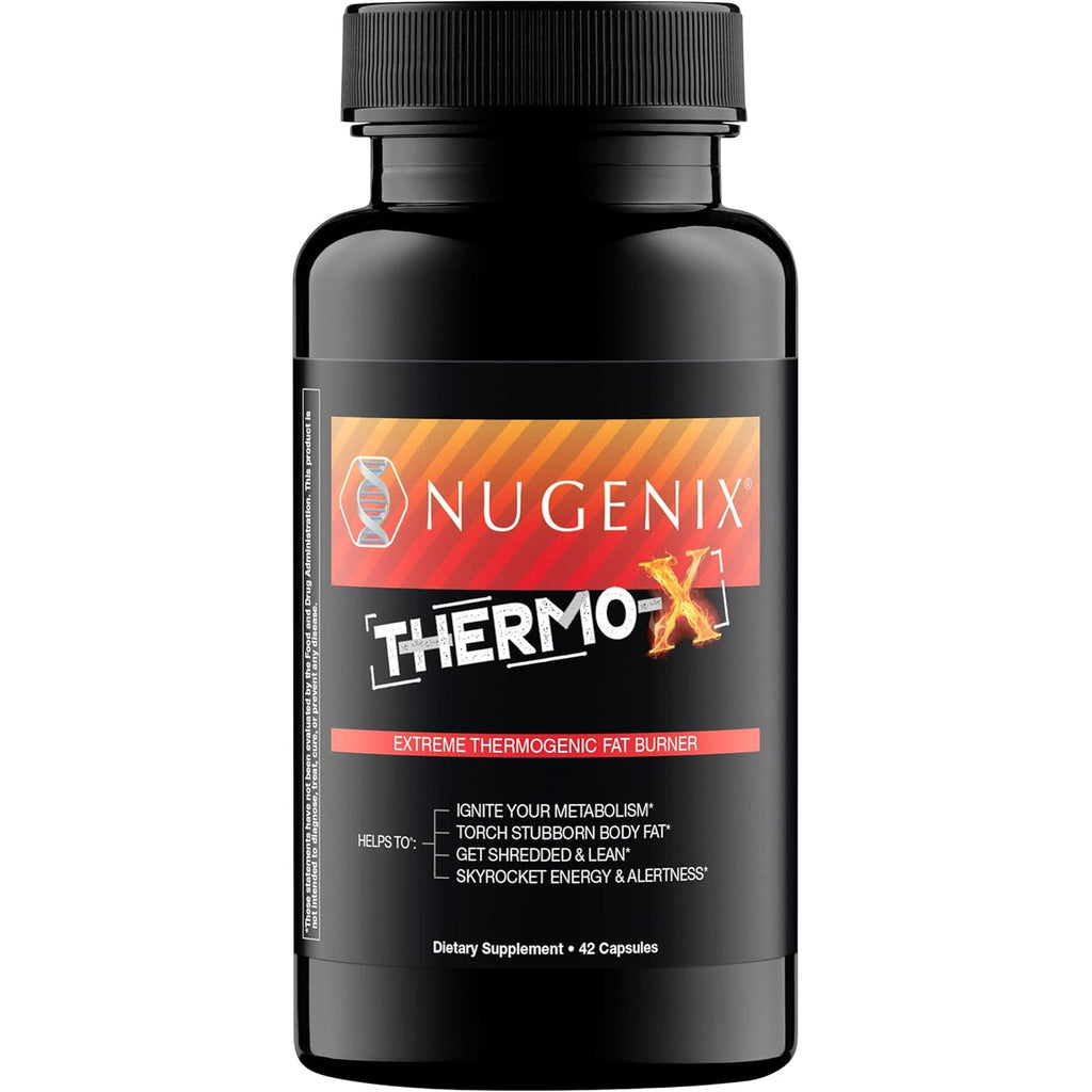 Nugenix Thermo-X: Thermogenic Fat Burner Supplement for Men, Extreme Metabolic Accelerator, 42 Count