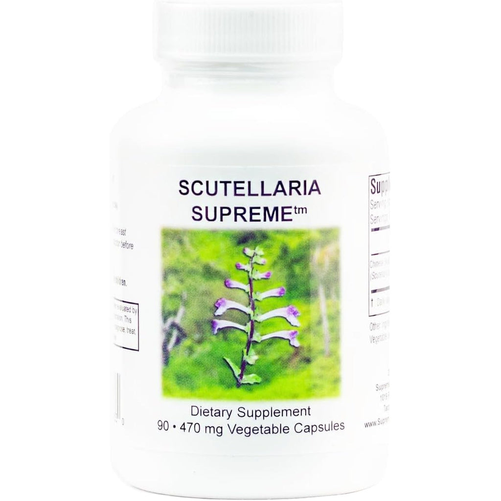 Supreme Nutrition Scutellaria Supreme, 90 Pure Chinese Skullcap Root Vegetarian Capsules
