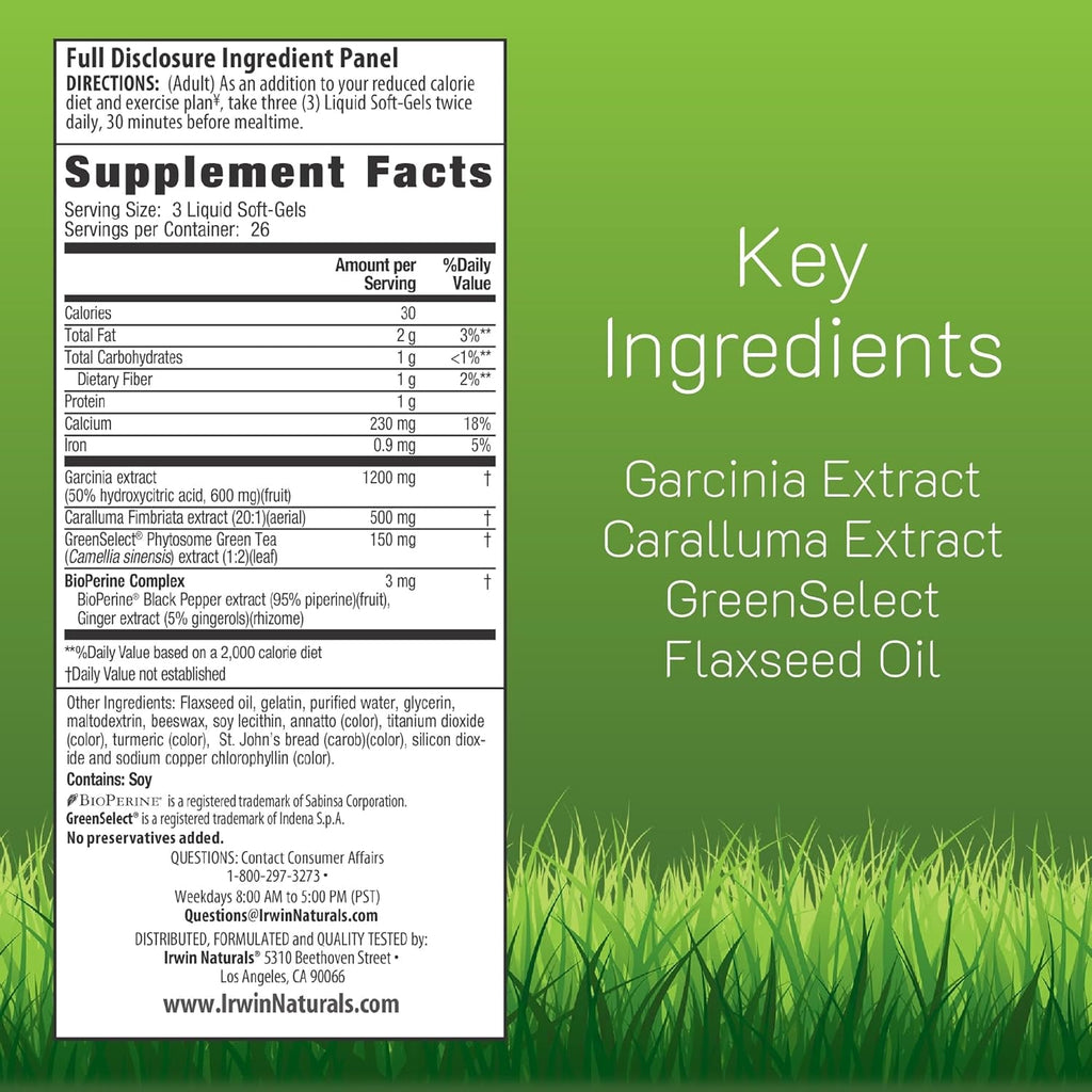 Irwin Naturals Triple-Diet Fat Reduction Max Accelerator - Supports Healthy Weight Management - 72 Liquid Soft-Gels