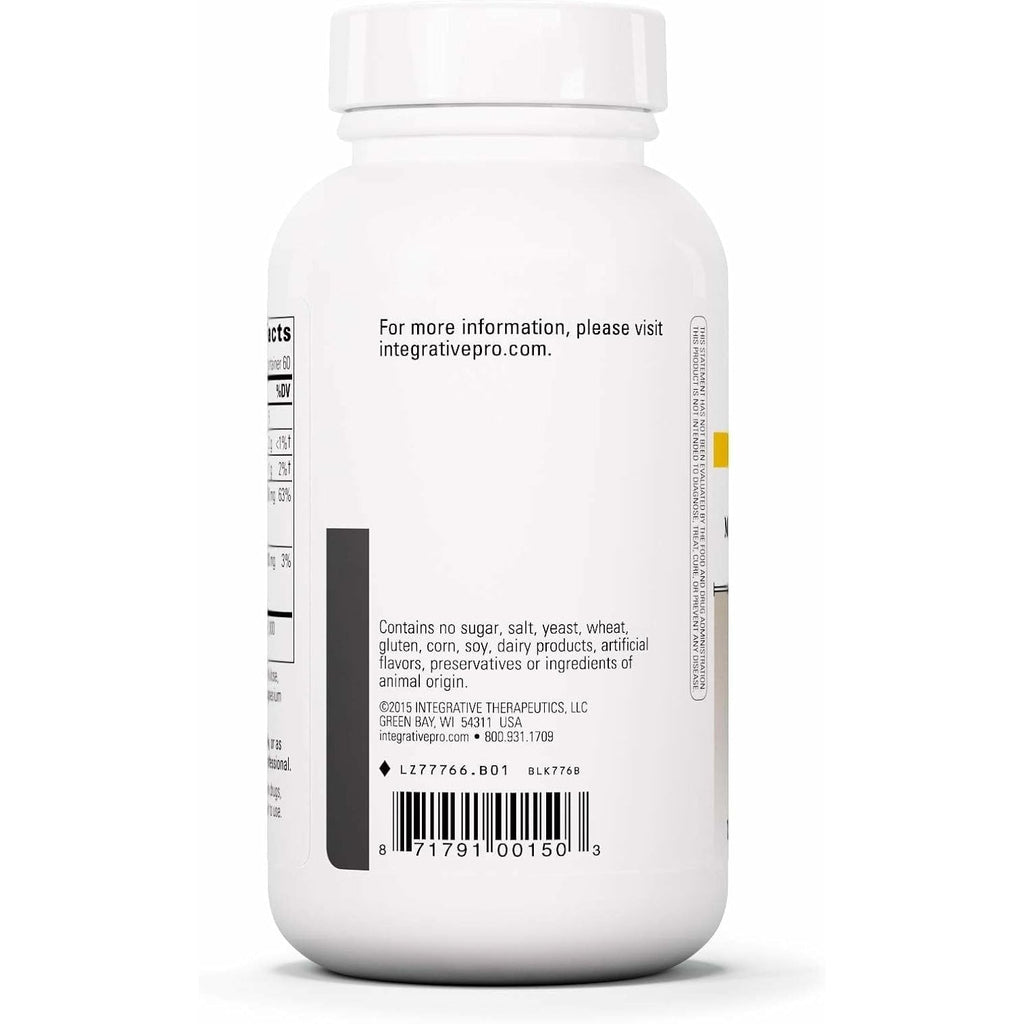 Integrative Therapeutics Krebs Magnesium Potassium Complex - Mineral Supplement to Support Heart Function* - Cellular Energy Support* - Gluten-Free & Dairy-Free - 120 Tablets (60 Servings)